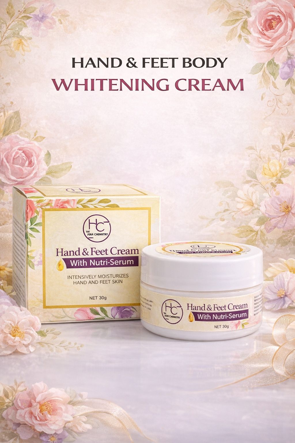 HAND FEET + UNDER ARMS WHITENING CREAM FREE