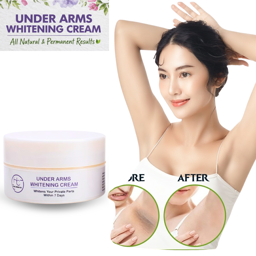 UNDER ARMS WHITENING CREAM & FREE HAND FEET CREAM