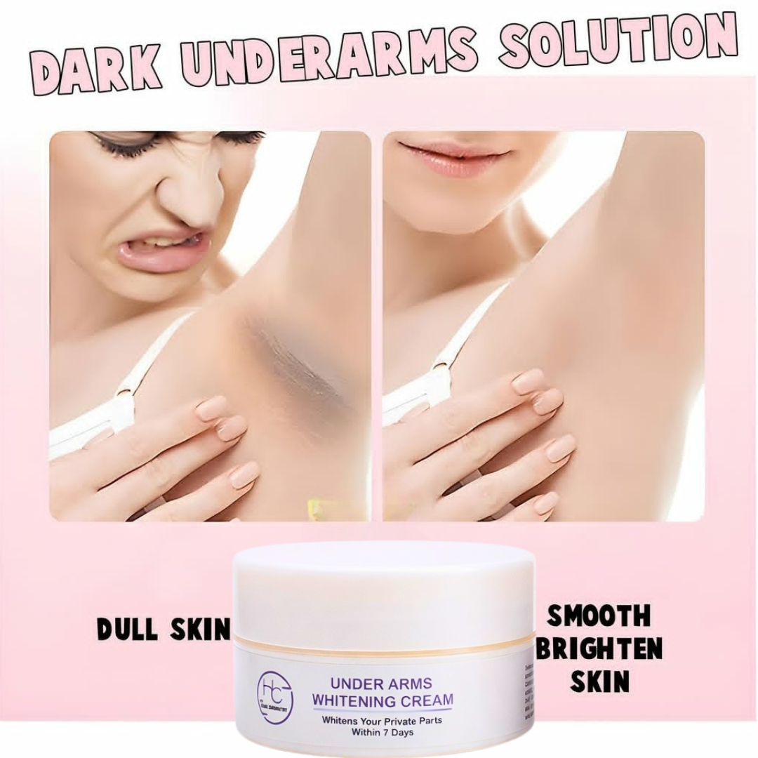 HAND FEET + UNDER ARMS WHITENING CREAM  FREE