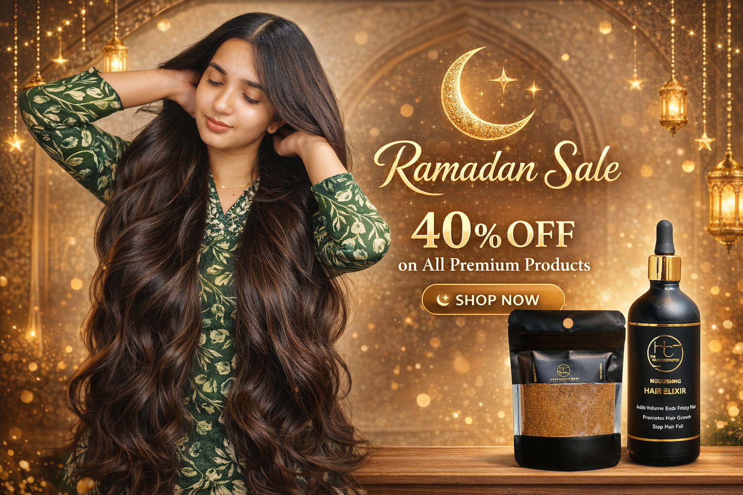 NOURSHING HAIR ELIXIR WITH FREE HAIR MASK