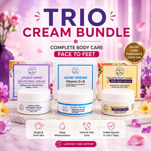 TRIO CREAM BUNDLE ( FACE TO FEET CARE )
