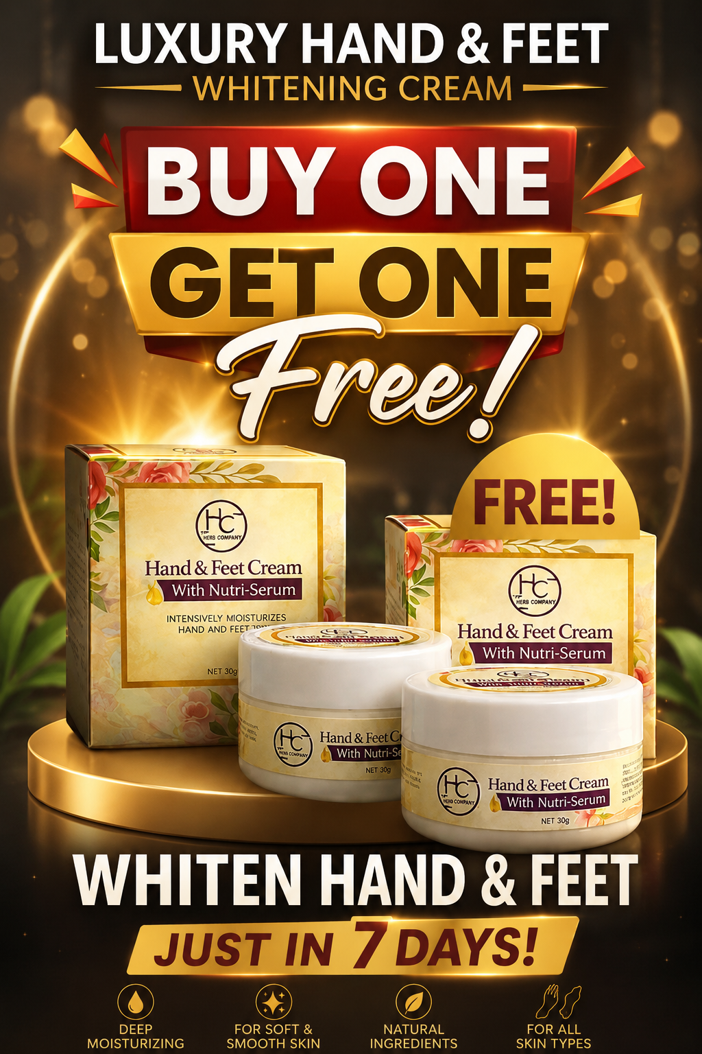 HAND FEET CREAM BUY 1 GET 1 FREE
