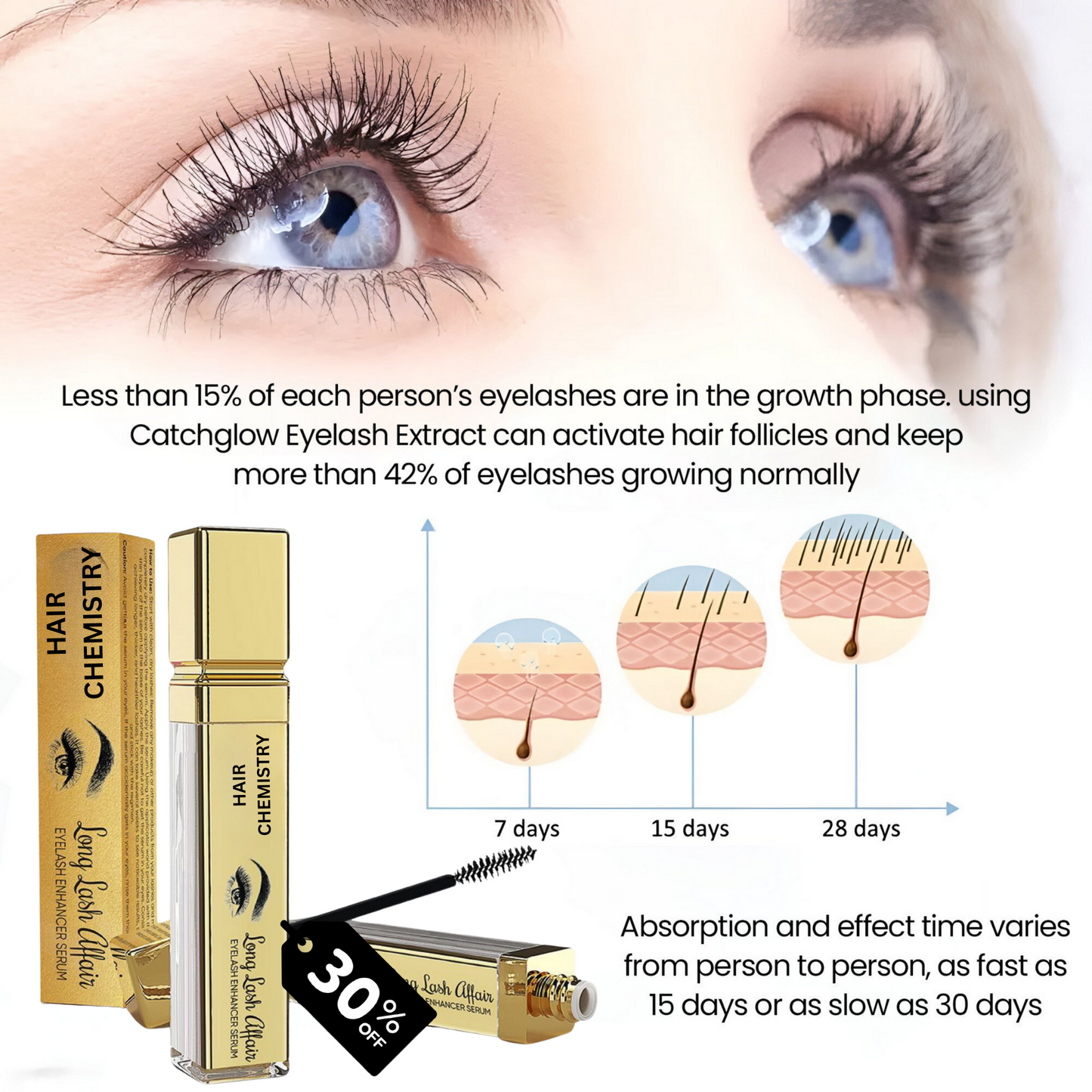 EYE LASHES GROWTH SERUM