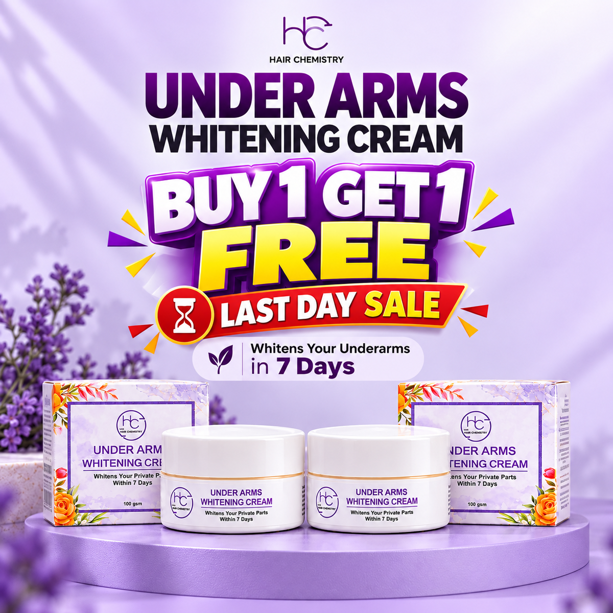 UNDERARMS & PRIVATE PARTS WHITENING CREAM