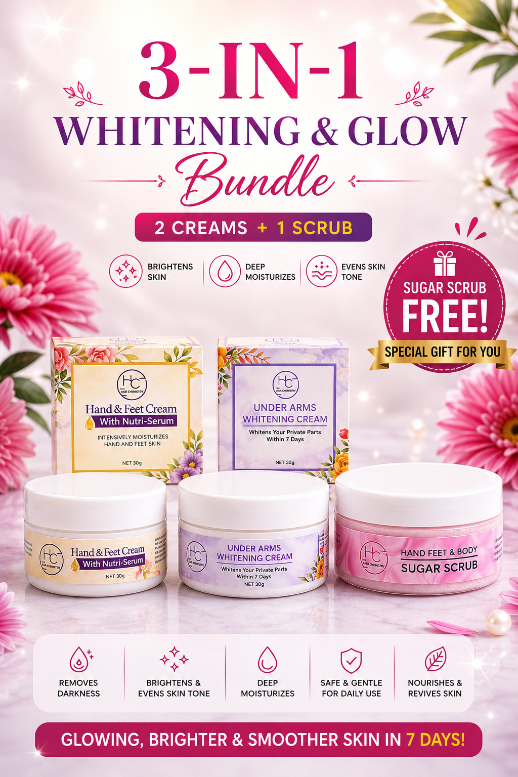 3-IN-1 WHITENING & GLOW BUNDLE