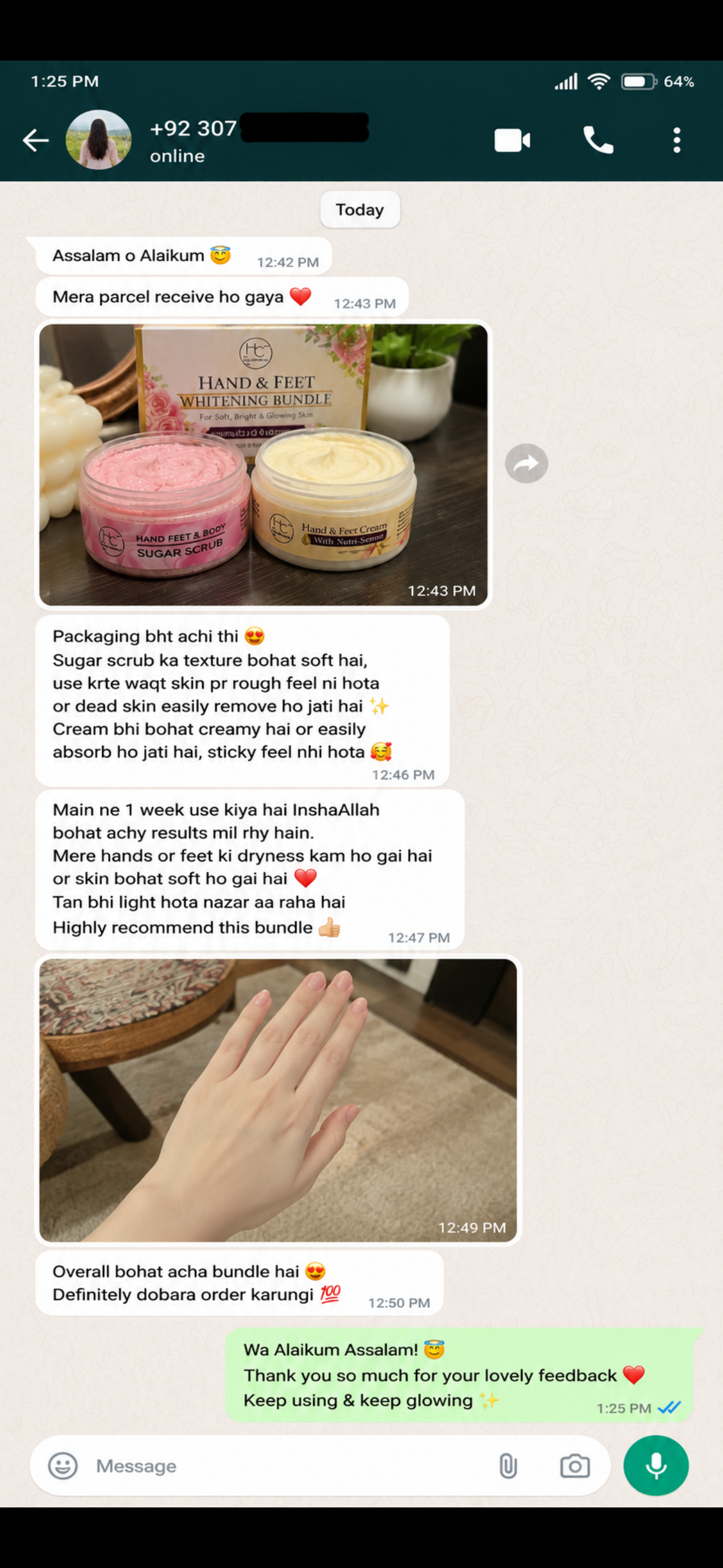 HAND FEET WHITENING BUNDLE