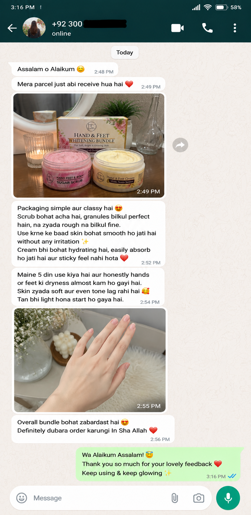 HAND FEET WHITENING BUNDLE