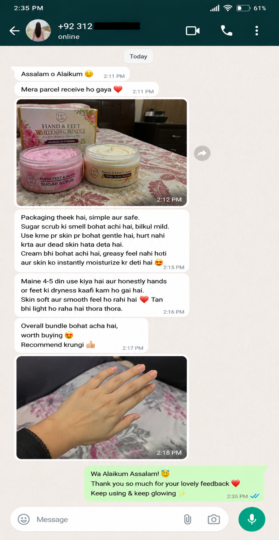 HAND FEET WHITENING BUNDLE