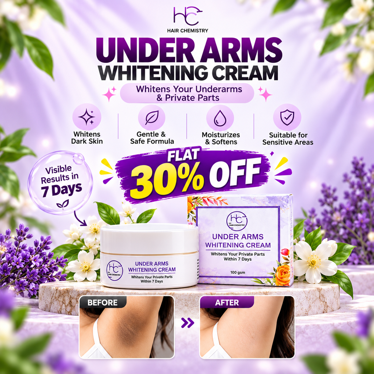 UNDERARMS & PRIVATE PARTS WHITENING CREAM