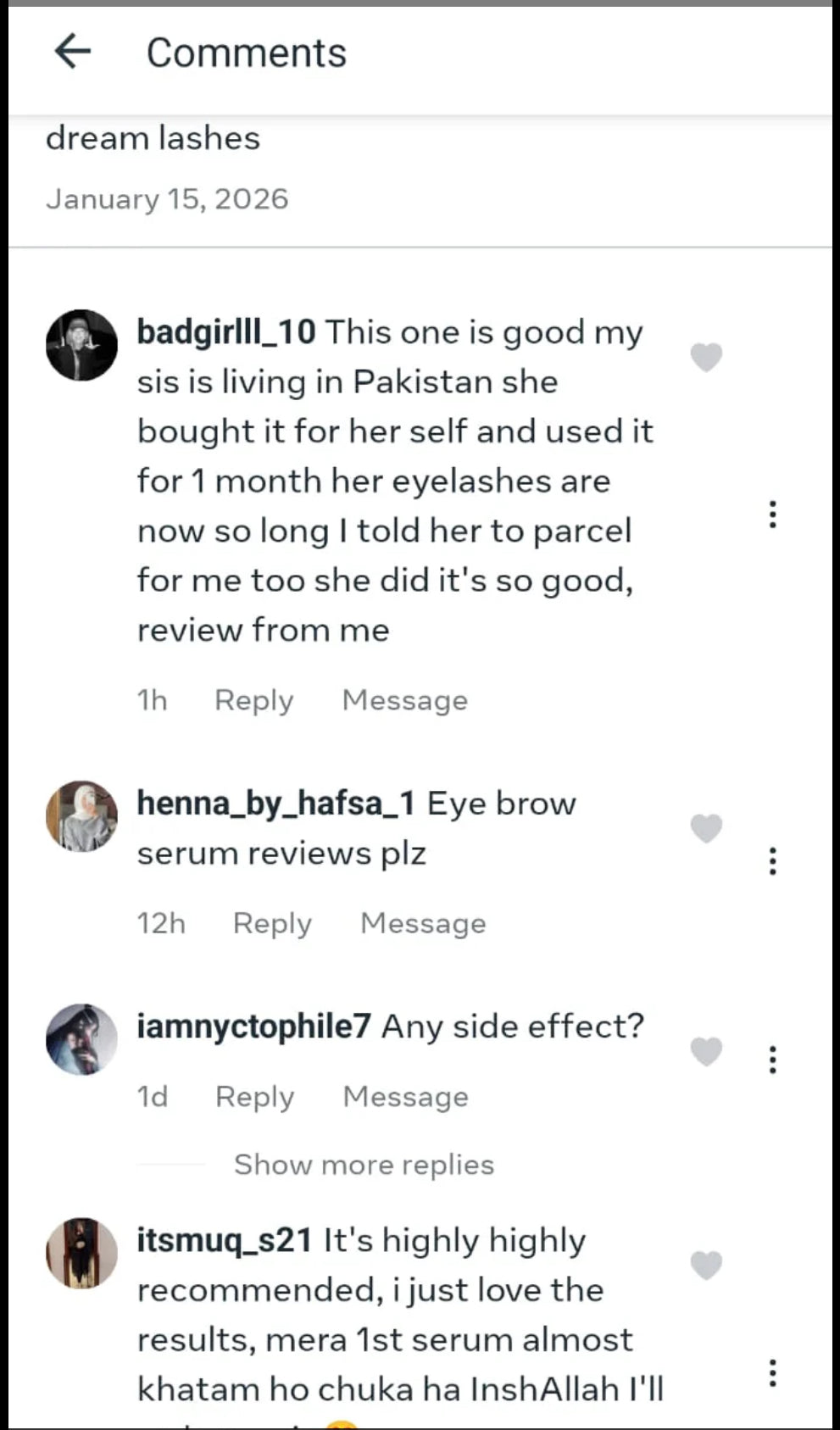 EYE LASHES GROWTH SERUM