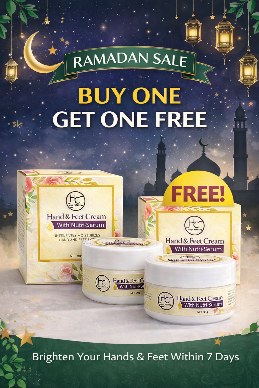 HAND FEET CREAM BUY 1 GET 1 FREE