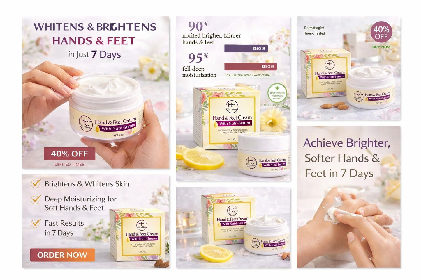 HAND FEET CREAM BUY 1 GET 1 FREE