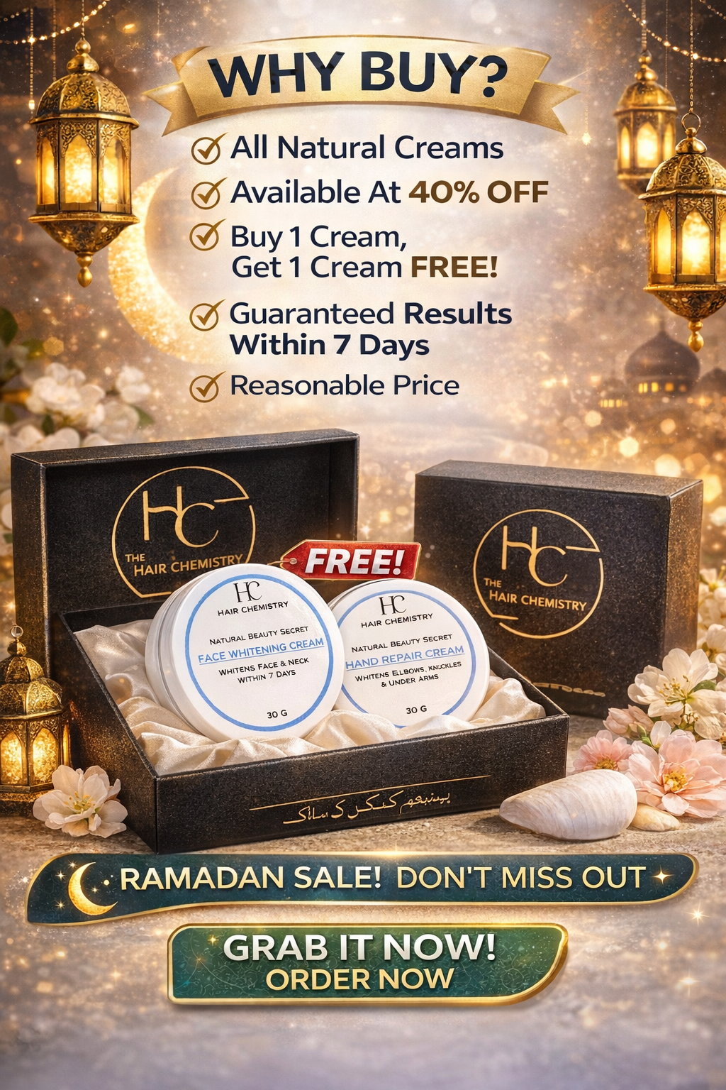 Hand Repair Cream + Face & Neck Cream