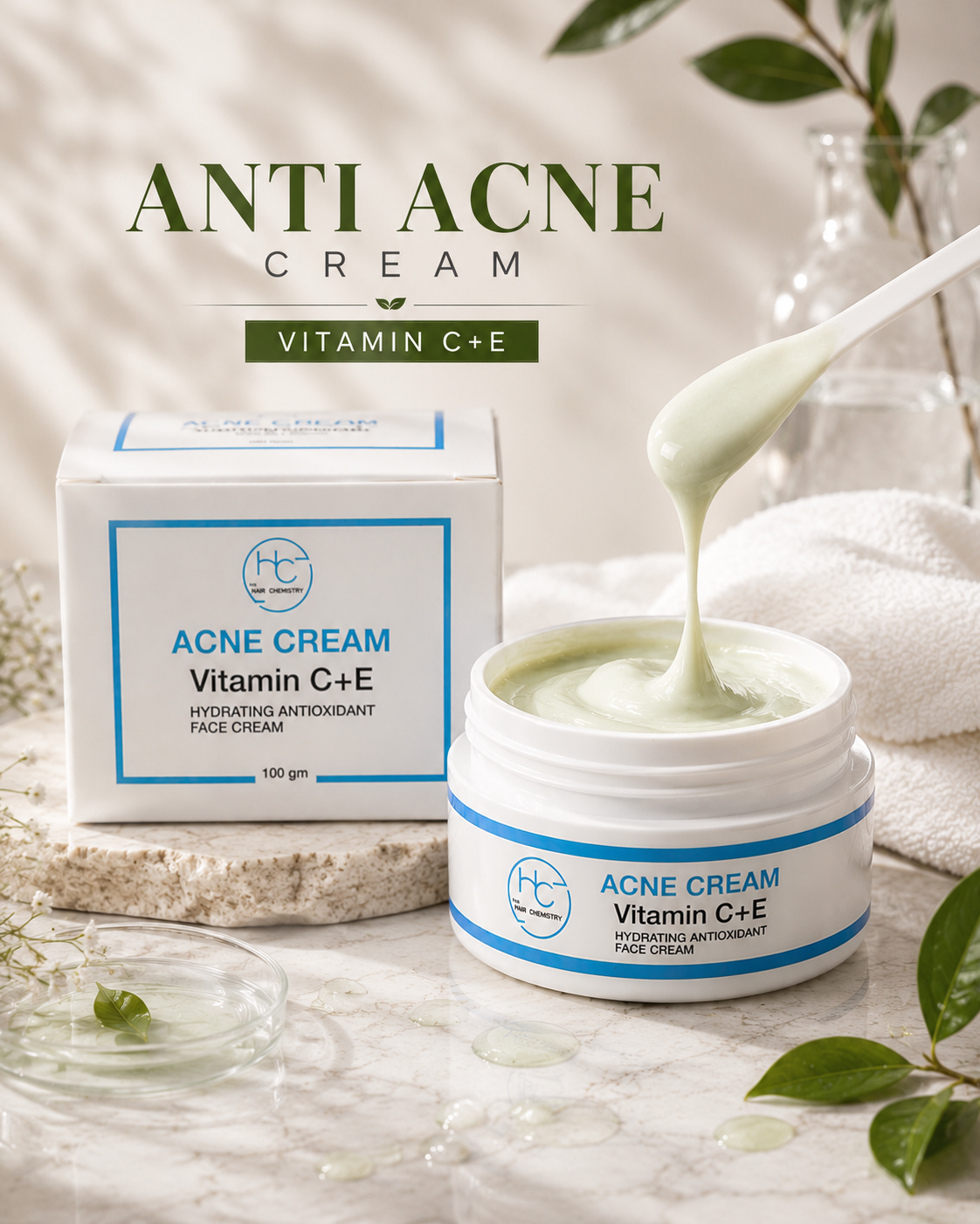 ANTI ACNE CREAM & GLOWING CREAM